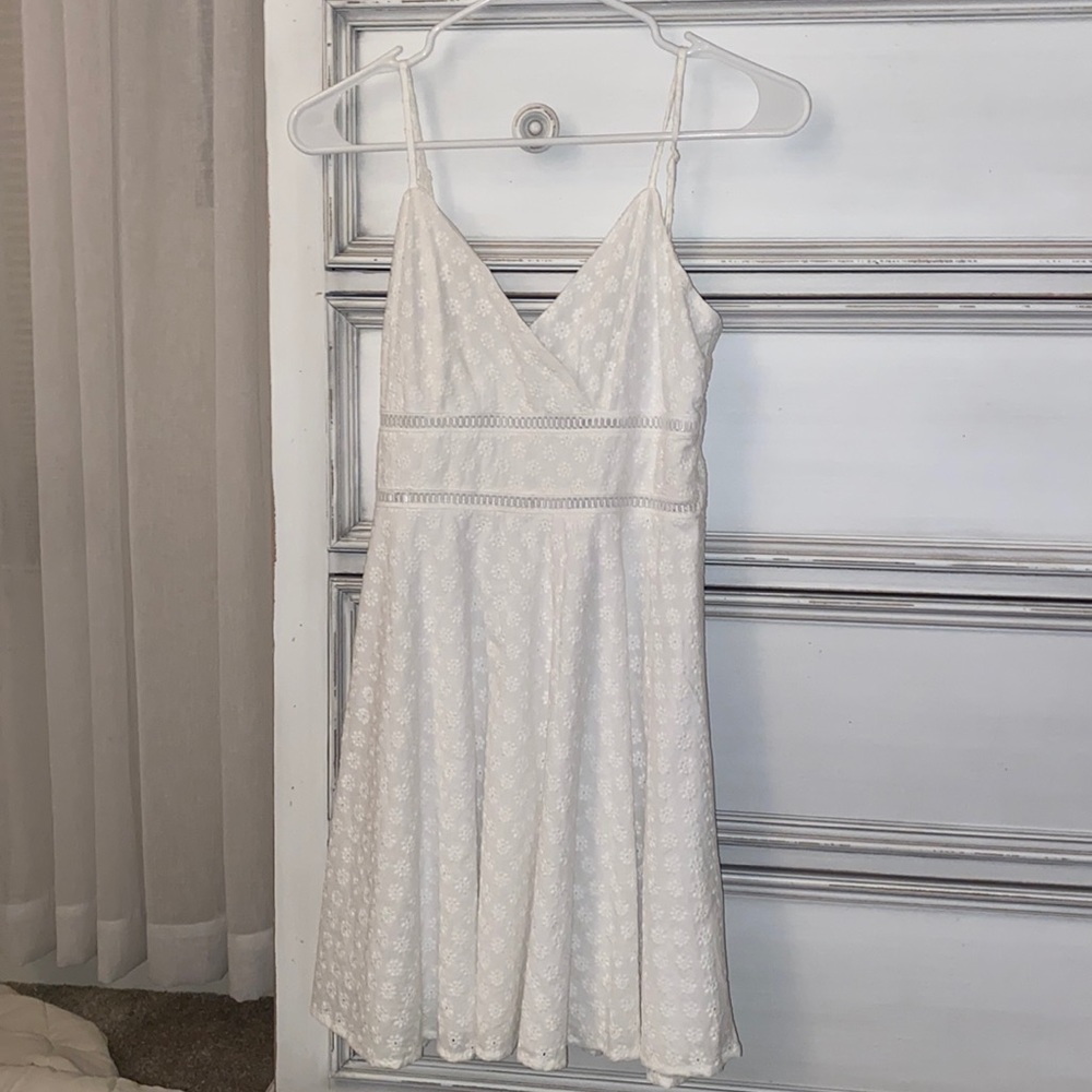 White lace dress